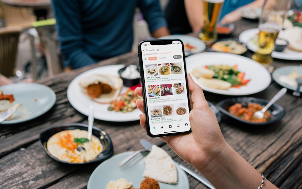 Menu per food truck street food