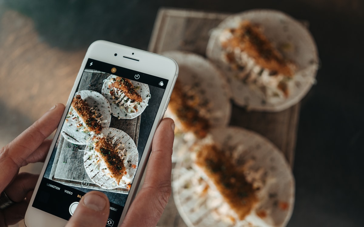 Come fare foto ai piatti ristorante